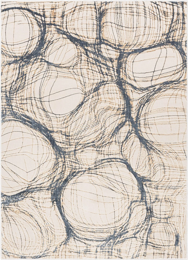 Well Woven Sinead Vintage Modern Abstract Ivory Glam Rug Global 2 Well Woven Sinead Vintage Modern Abstract Ivory Glam Rug Global