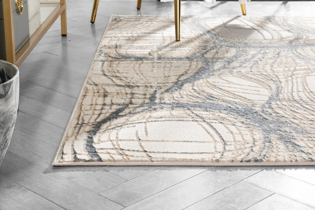 Well Woven Sinead Vintage Modern Abstract Ivory Glam Rug Global 8 Well Woven Sinead Vintage Modern Abstract Ivory Glam Rug Global