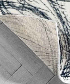 Well Woven Global Sinead Vintage Modern Abstract Blue Glam Rug