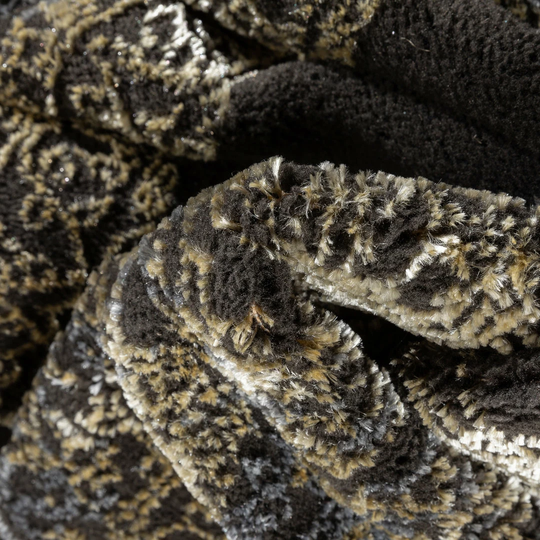 Well Woven Gemma Vintage Medallion Oriental Dark Grey Glam Rug 3 Well Woven Gemma Vintage Medallion Oriental Dark Grey Glam Rug