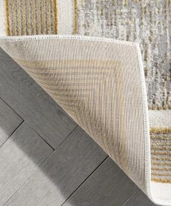 Well Woven Global Filippa Vintage Border Pattern Yellow Glam Rug