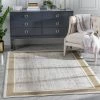 Well Woven Global Filippa Vintage Border Pattern Yellow Glam Rug