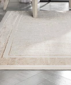 Well Woven Filippa Vintage Border Pattern Ivory Glam Rug Global