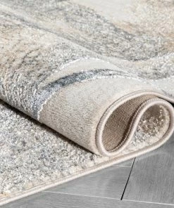 Well Woven Global Gillian Vintage Modern Abstract Ivory Glam Rug