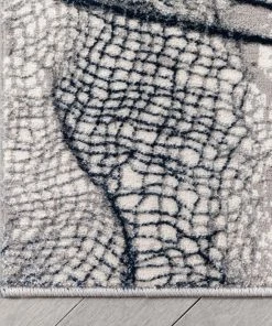 Well Woven Gillian Vintage Modern Abstract Blue Glam Rug