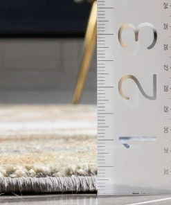 Well Woven Fay Modern Abstract Yellow Glam Rug