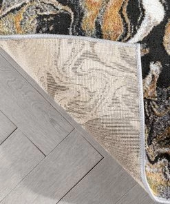 Well Woven Fay Modern Abstract Yellow Glam Rug