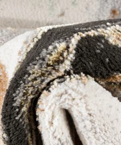 Well Woven Fay Modern Abstract Yellow Glam Rug