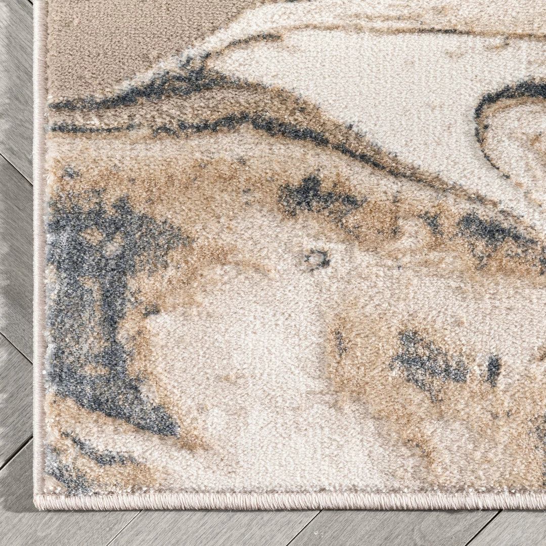 Well Woven Fay Modern Abstract Ivory Glam Rug Global 4 Well Woven Fay Modern Abstract Ivory Glam Rug Global