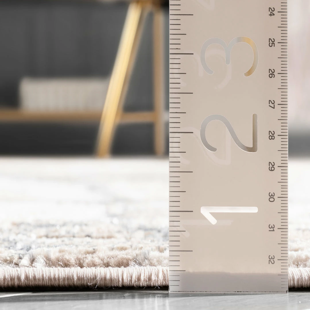 Well Woven Fay Modern Abstract Ivory Glam Rug Global 9 Well Woven Fay Modern Abstract Ivory Glam Rug Global