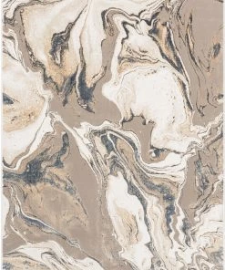 Well Woven Fay Modern Abstract Ivory Glam Rug Global