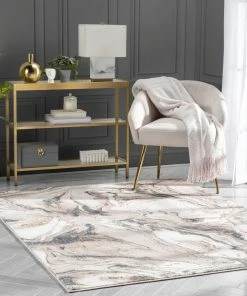 Well Woven Fay Modern Abstract Ivory Glam Rug Global 15 Well Woven Fay Modern Abstract Ivory Glam Rug Global