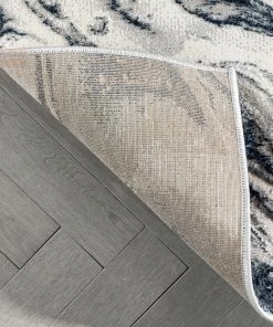 Well Woven Fay Modern Abstract Blue Glam Rug