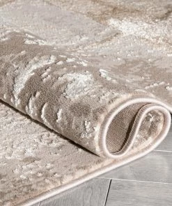 Well Woven Global Allegra Modern Abstract Ivory Glam Rug