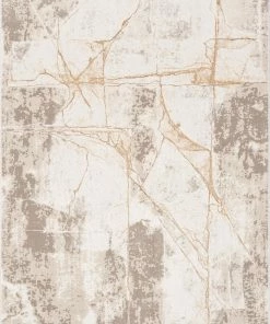 Well Woven Global Allegra Modern Abstract Ivory Glam Rug