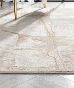 Well Woven Global Allegra Modern Abstract Ivory Glam Rug