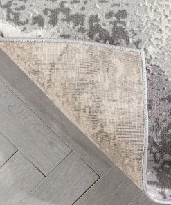 Well Woven Allegra Modern Abstract Blue Glam Rug Vintage