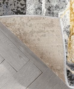 Well Woven Allegra Modern Abstract Grey Glam Rug
