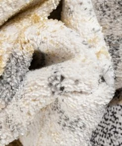 Well Woven Allegra Modern Abstract Grey Glam Rug