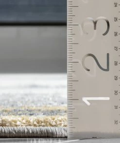 Well Woven Global Isolde Vintage Abstract Border Yellow Glam Rug