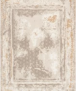 Well Woven Isolde Vintage Abstract Border Ivory Glam Rug Global
