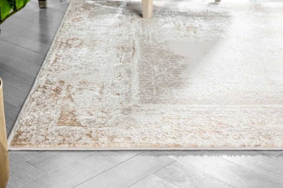 Well Woven Isolde Vintage Abstract Border Ivory Glam Rug Global 8 Well Woven Isolde Vintage Abstract Border Ivory Glam Rug Global