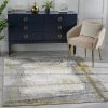 Well Woven Joelle Vintage Abstract Floral Yellow Glam Rug Global
