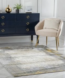 Well Woven Joelle Vintage Abstract Floral Yellow Glam Rug Global 14 Well Woven Joelle Vintage Abstract Floral Yellow Glam Rug Global