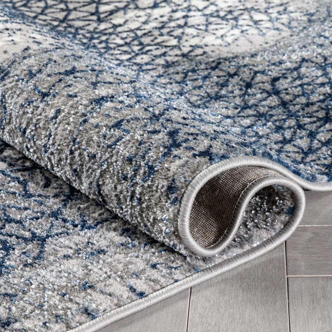 Well Woven Global Joelle Vintage Abstract Floral Blue Glam Rug 8 Well Woven Global Joelle Vintage Abstract Floral Blue Glam Rug