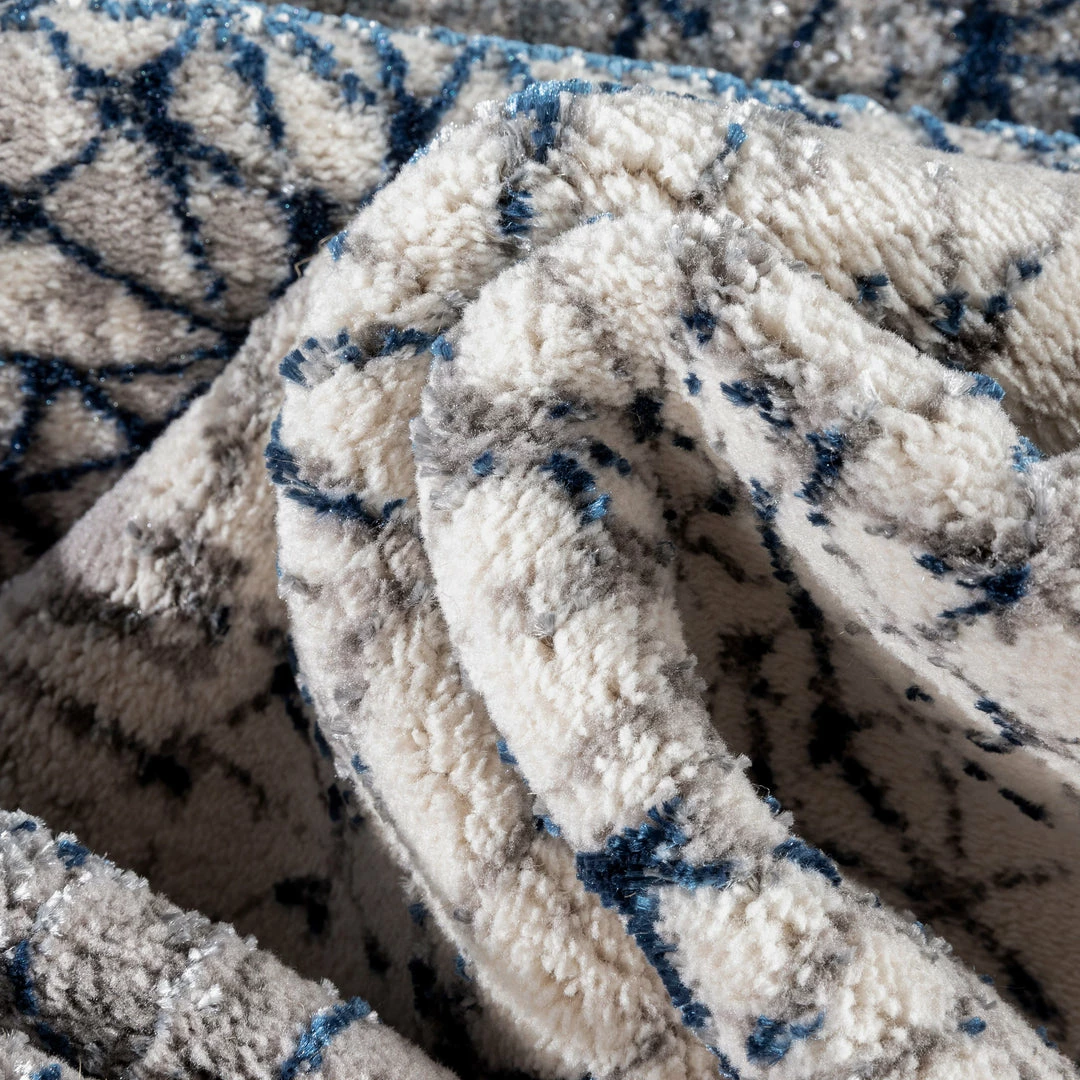 Well Woven Global Joelle Vintage Abstract Floral Blue Glam Rug 3 Well Woven Global Joelle Vintage Abstract Floral Blue Glam Rug