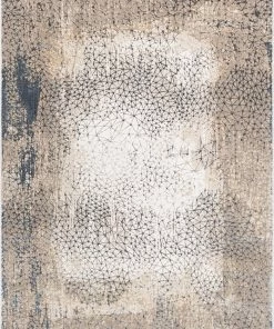 Well Woven Joelle Vintage Abstract Floral Grey Glam Rug Global