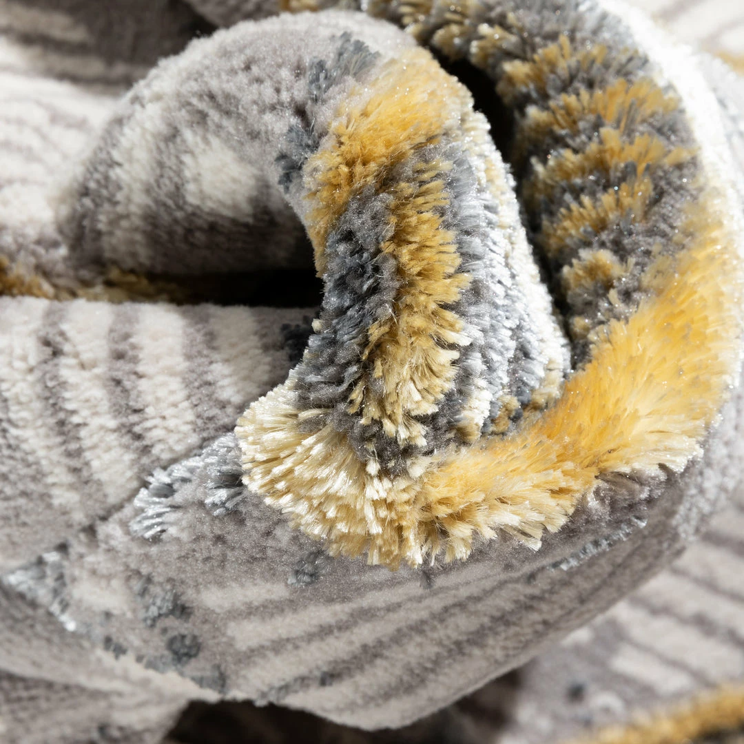 Well Woven Global Nikita Vintage Geometric Yellow Glam Rug 3 Well Woven Global Nikita Vintage Geometric Yellow Glam Rug