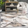 Well Woven Nikita Vintage Geometric Ivory Glam Rug Global