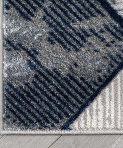 Well Woven Nikita Vintage Geometric Blue Glam Rug