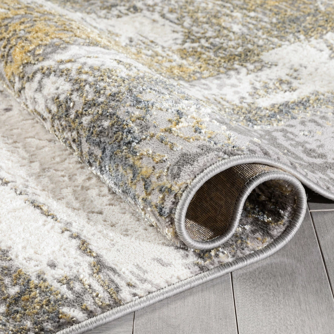 Well Woven Thalia Vintage Abstract Yellow Glam Rug 8 Well Woven Thalia Vintage Abstract Yellow Glam Rug