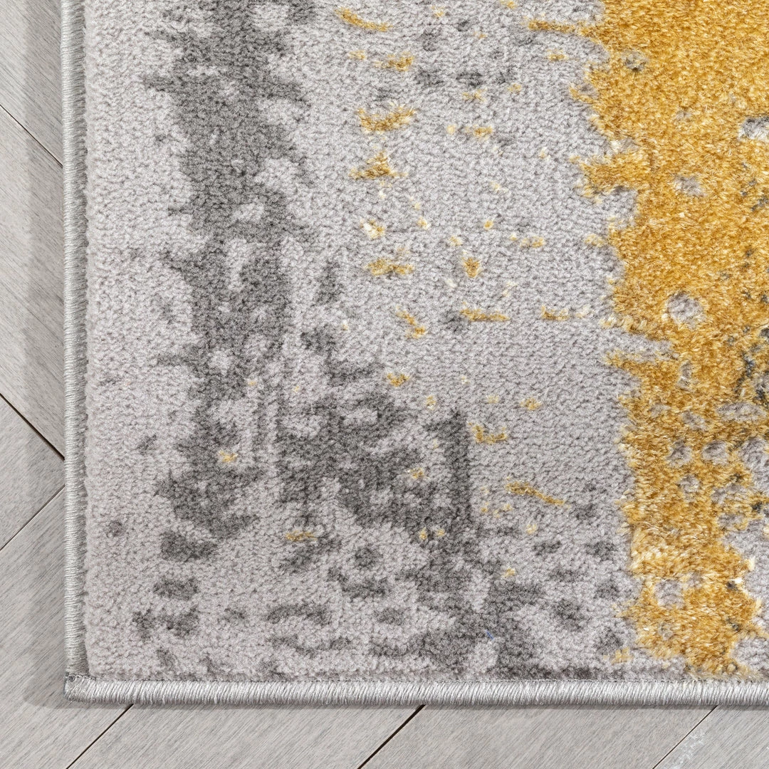 Well Woven Thalia Vintage Abstract Yellow Glam Rug 4 Well Woven Thalia Vintage Abstract Yellow Glam Rug