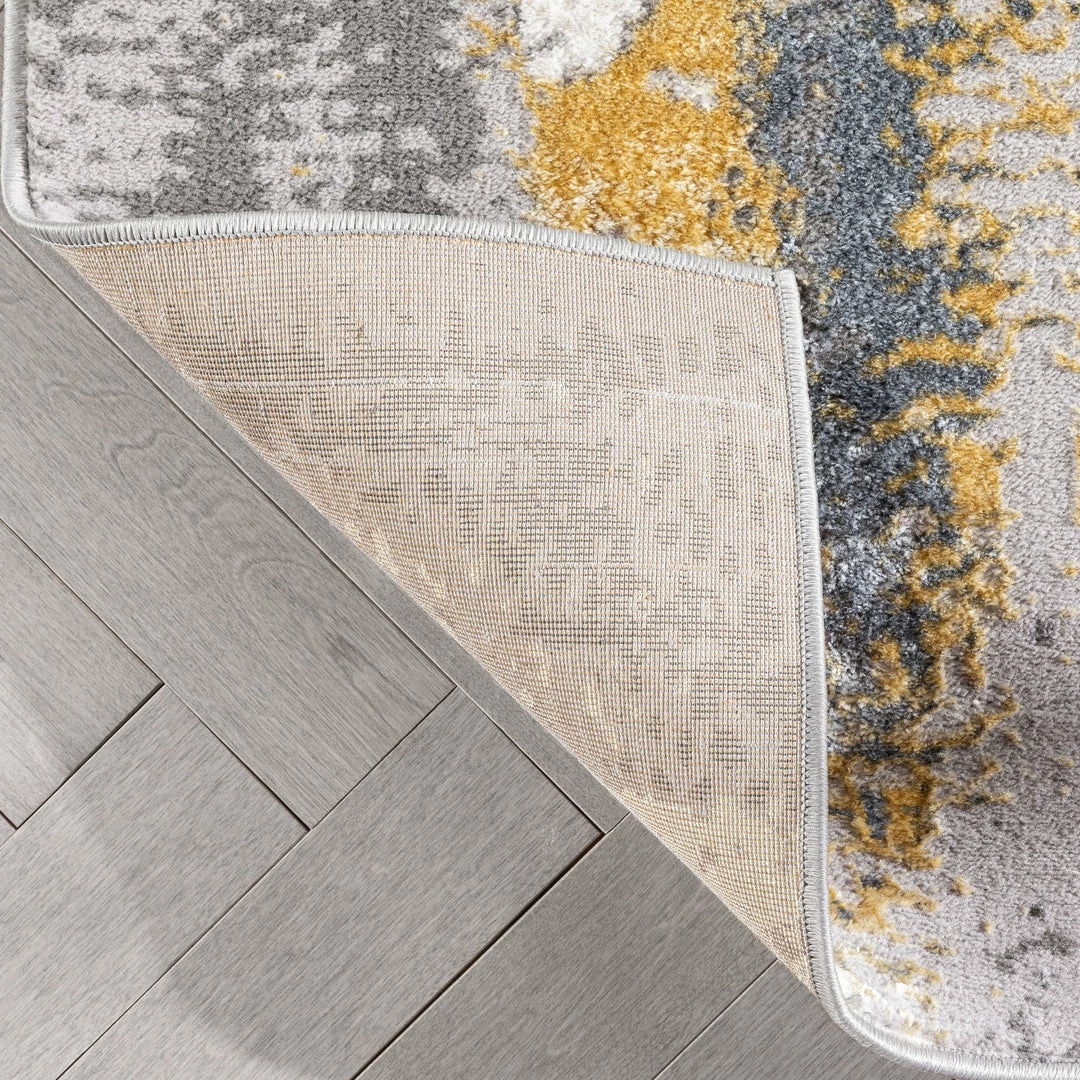 Well Woven Thalia Vintage Abstract Yellow Glam Rug 7 Well Woven Thalia Vintage Abstract Yellow Glam Rug