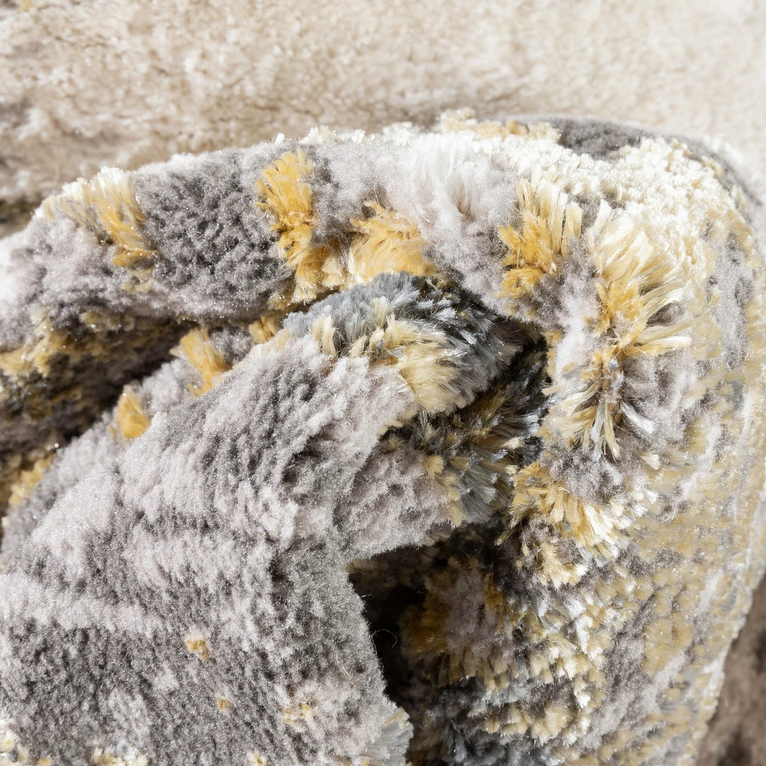 Well Woven Thalia Vintage Abstract Yellow Glam Rug 3 Well Woven Thalia Vintage Abstract Yellow Glam Rug