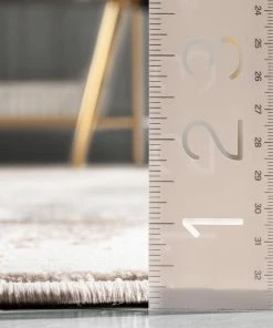 Well Woven Thalia Vintage Modern Abstract Ivory Glam Rug