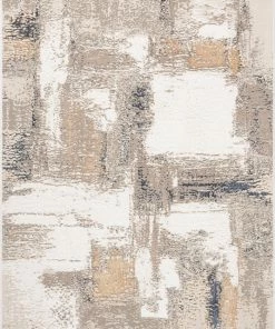 Well Woven Thalia Vintage Modern Abstract Ivory Glam Rug
