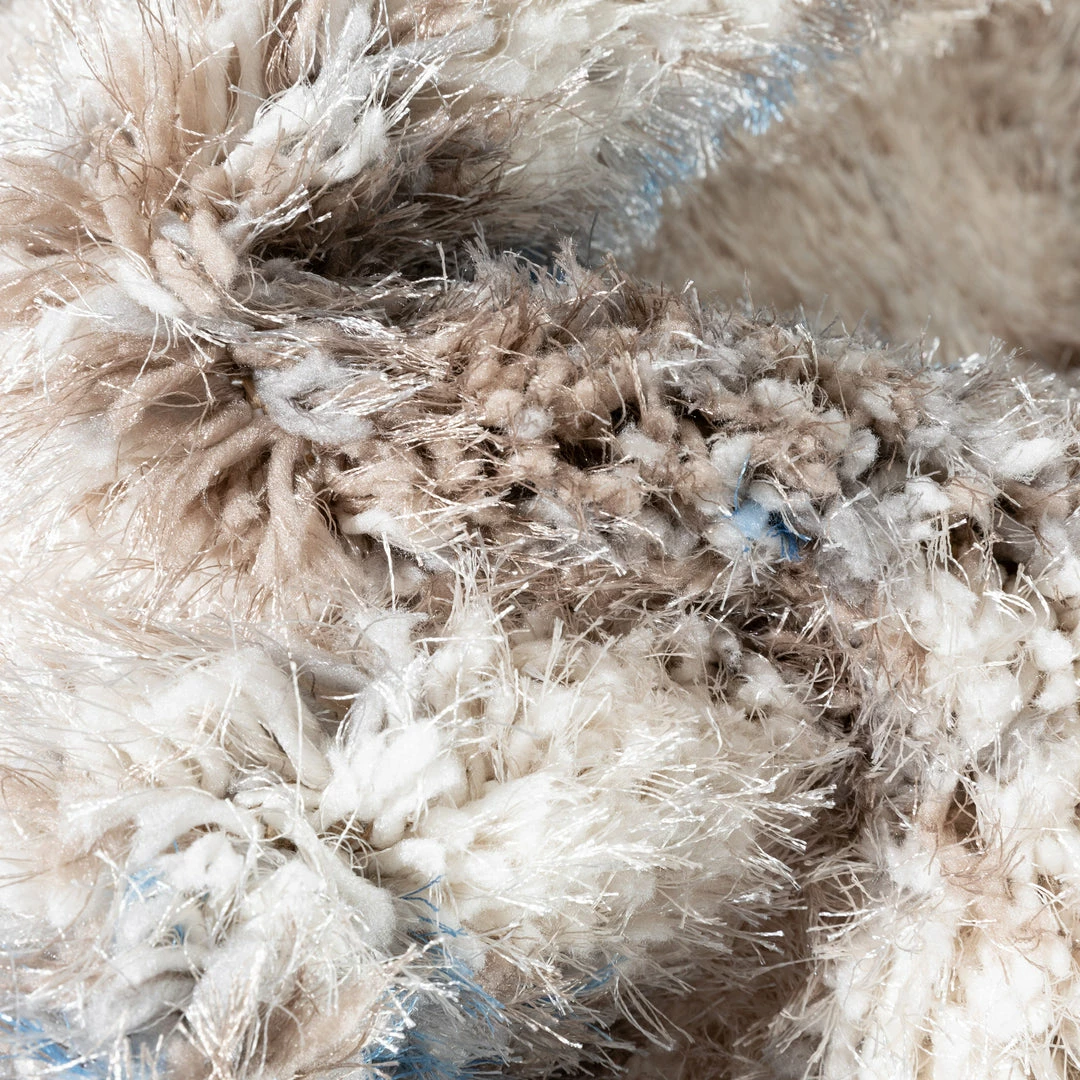 Well Woven Geometric Sariah Modern Abstract Ivory Blue Shag Rug 3 Well Woven Geometric Sariah Modern Abstract Ivory Blue Shag Rug