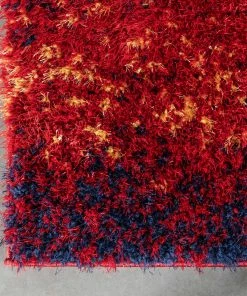 Well Woven Kynlee Modern Abstract Yellow/Gold Shag Rug