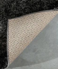 Well Woven Kynlee Modern Abstract Black Shag Rug Geometric