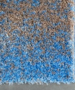 Well Woven Kynlee Modern Abstract Blue Shag Rug