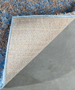 Well Woven Kynlee Modern Abstract Blue Shag Rug