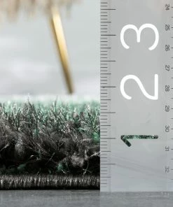 Well Woven Geometric Kynlee Modern Abstract Green Shag Rug