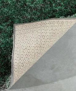 Well Woven Geometric Kynlee Modern Abstract Green Shag Rug