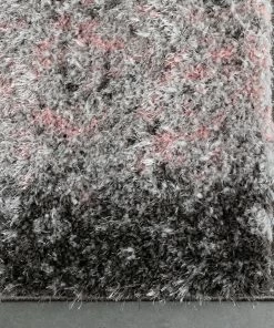 Well Woven Kynlee Modern Abstract Blush Shag Rug