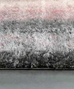 Well Woven Kynlee Modern Abstract Blush Shag Rug