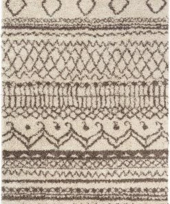 Well Woven Lyle Natural Tribal Moroccan Trellis Shag Rug Global